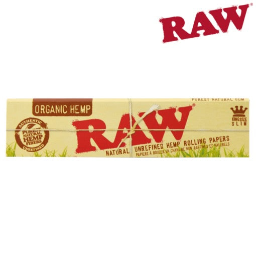 raw organic kingsize rolling papers - shell shock