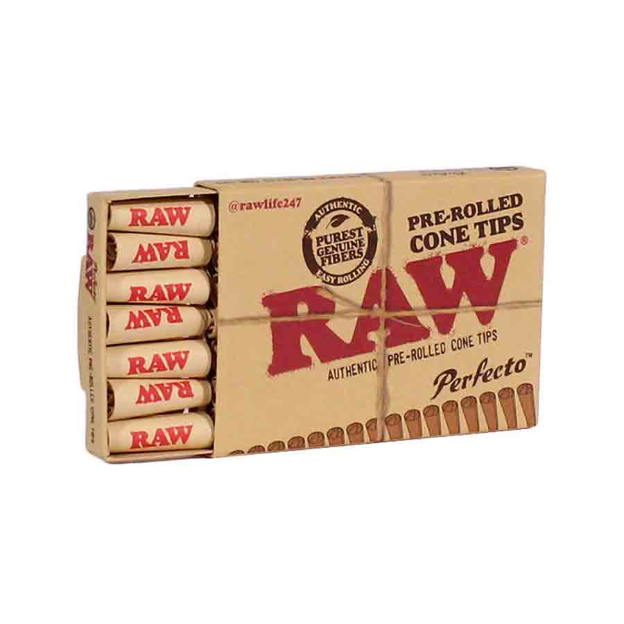 raw perfecto prerolled cone filters