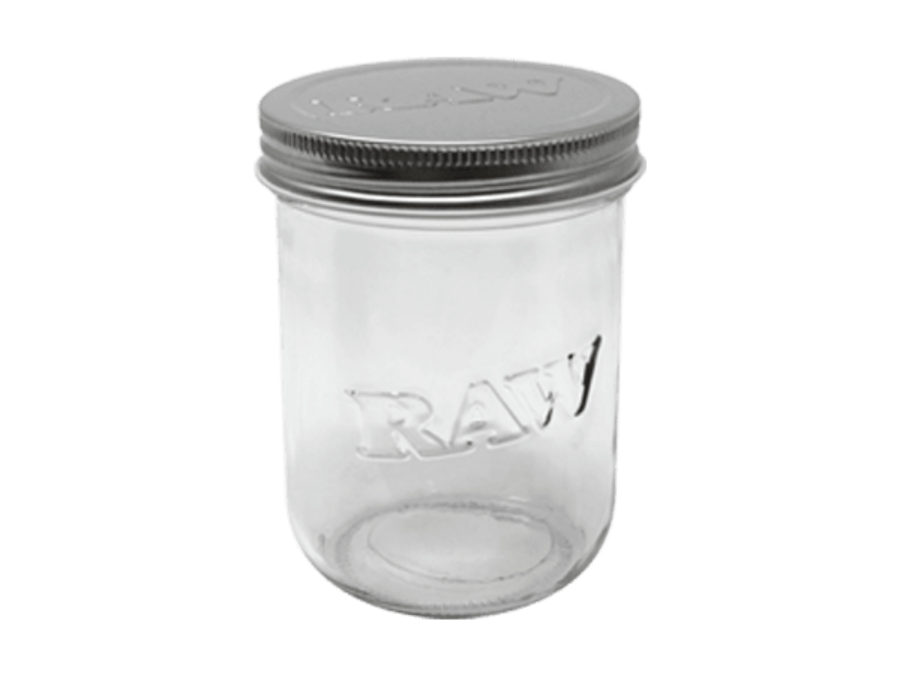 Raw mason Jar Stash - Shell Shock