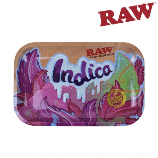 raw rolling tray indica small - shell shock