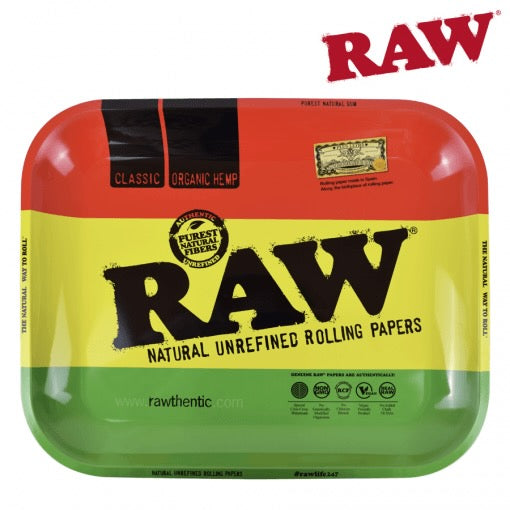 raw large rolling tray rawsta - shell shock