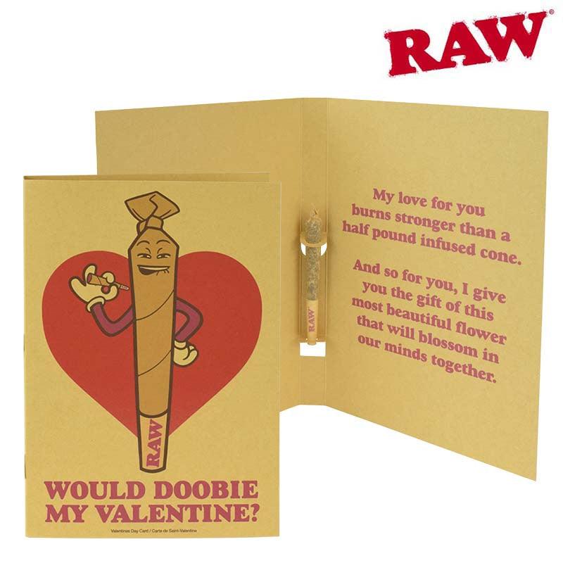 Raw Valentines Day Card