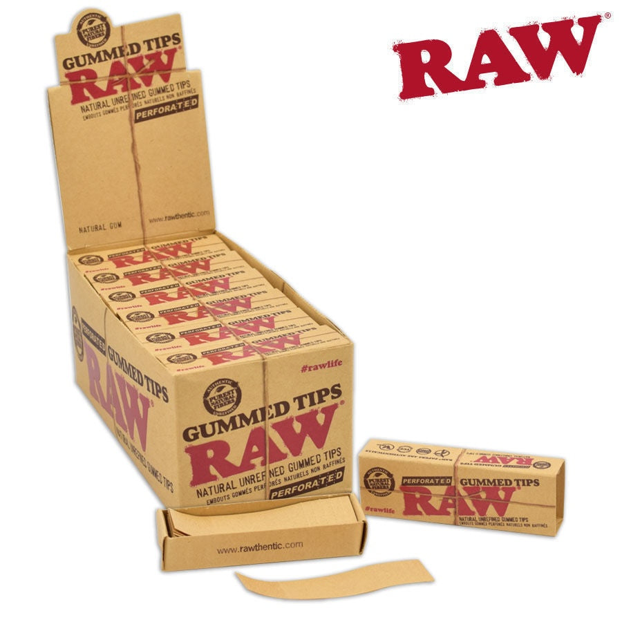 raw gummed filter tips - shell shock