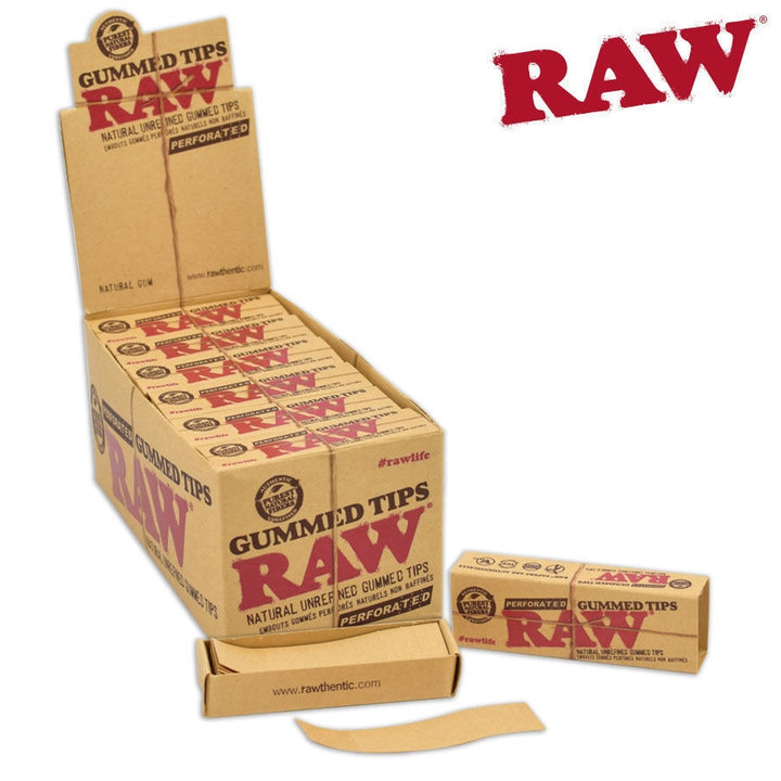 raw gummed filter tips - shell shock