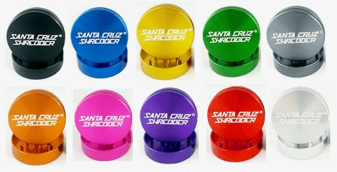 santa cruz 2 piece grinder colours - shell shock