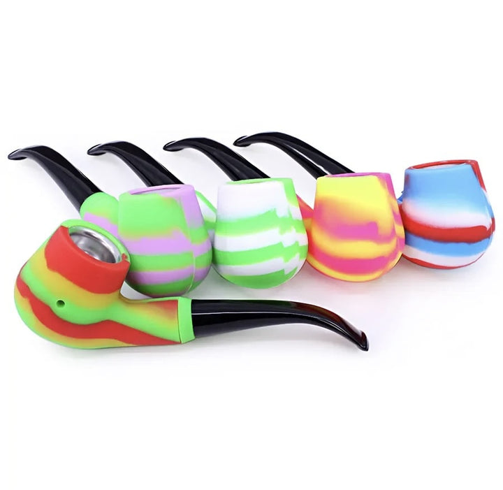 Silicone sherlock pipe - Shell Shock   
