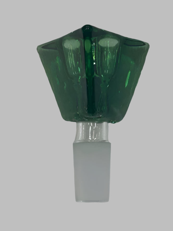 Thick wall glass bowl 14mm - shell shock
