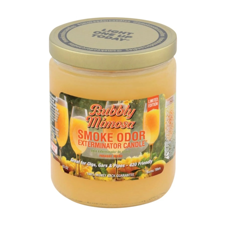 bubbly mimosa smoke odor candle - shell shock