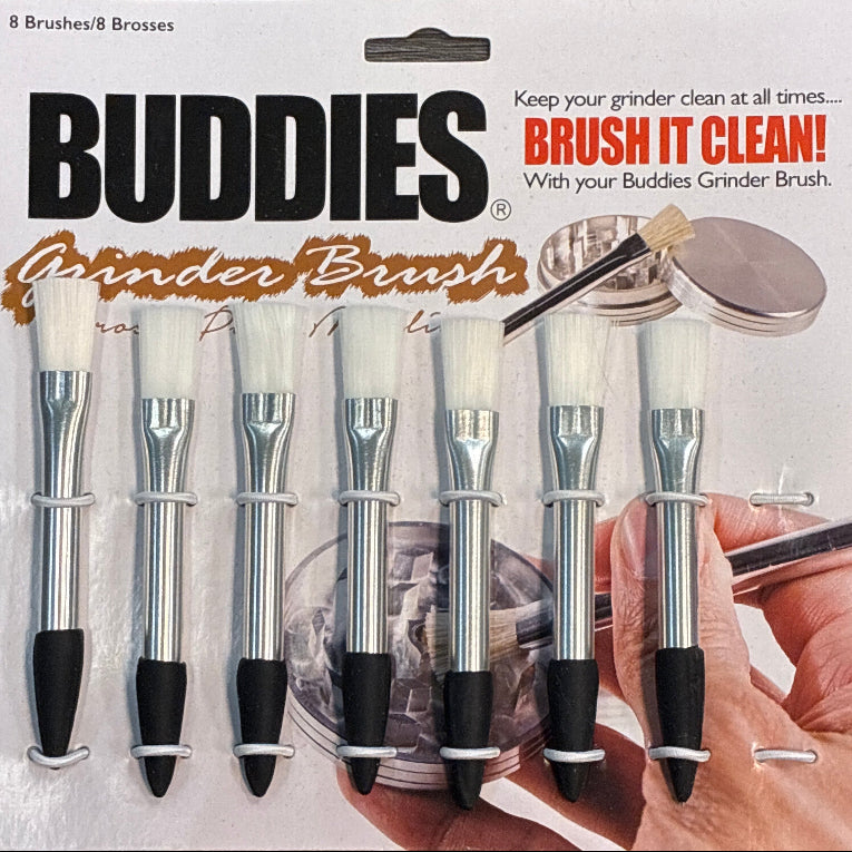 Buddies grinder brush in packagaing