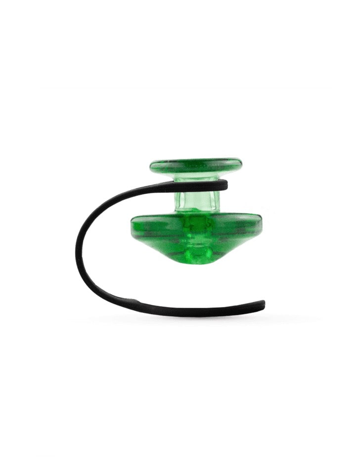 puffco green carb cap - shell shock