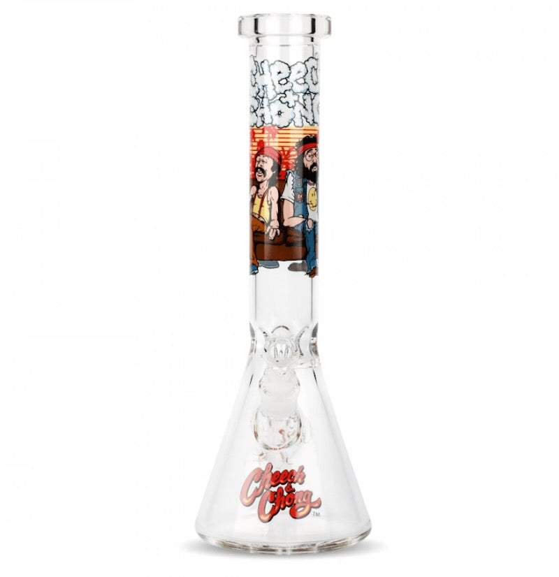 cheech and chong couched beaker - shell shock