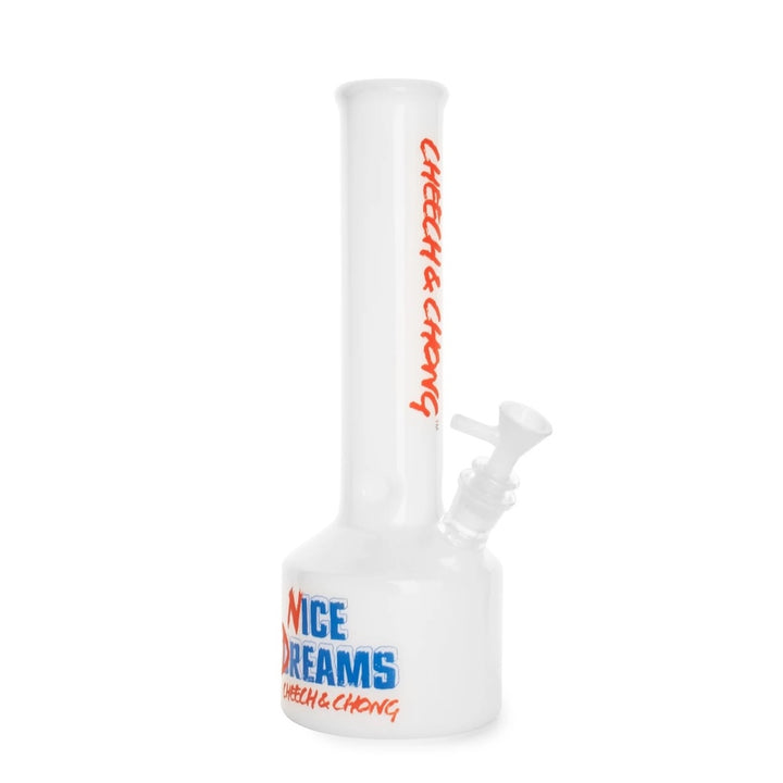 cheech and chong nice dreams white canteen glass bong - Shell Shock  