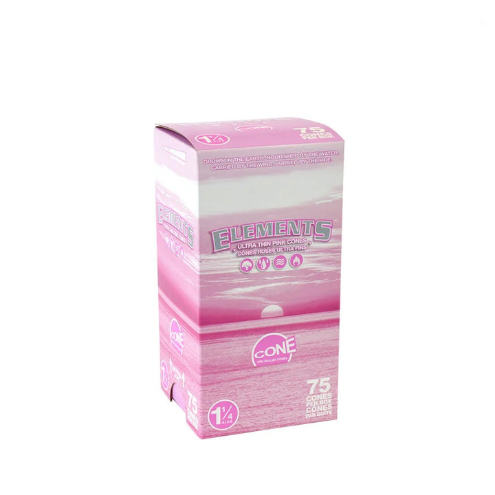 elements pink 75 pack cones
