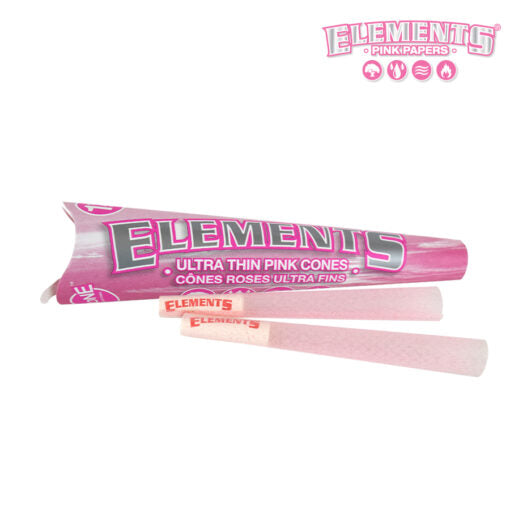 elements pink pre rolled cones 6 pack - shell shock