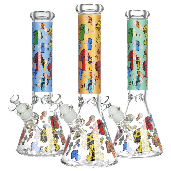 Asst Shrooms Beaker Bong