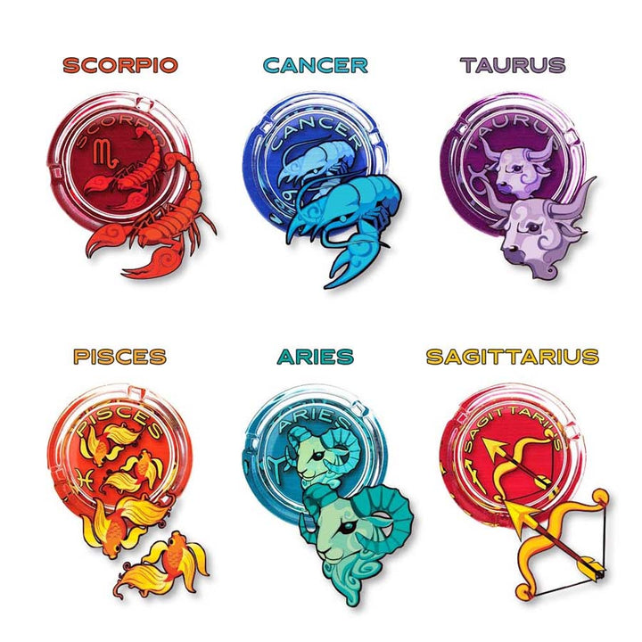 Glastrology glass astrology ashtrays - Shell Shock