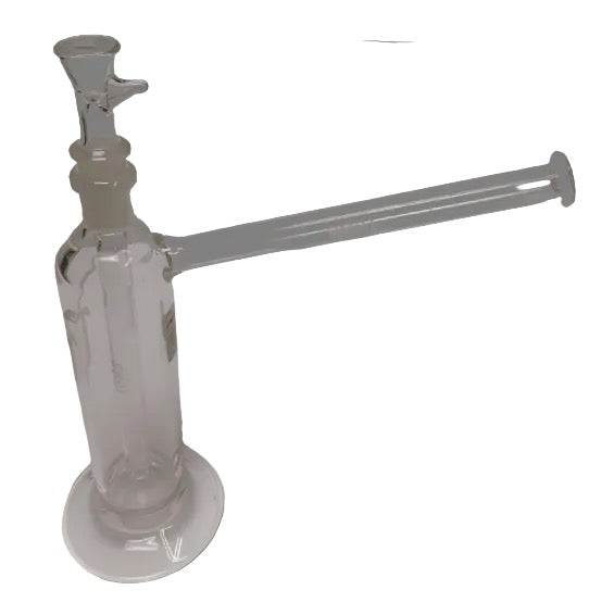 goat glass engraved bong - shell shock