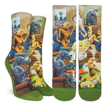 good luck socks womens dogs smoking weed - shell shock