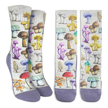 good luck socks morphology of mushrooms - shell shock