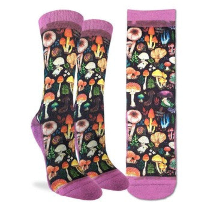 good luck socks womens mushrooms - shell shock
