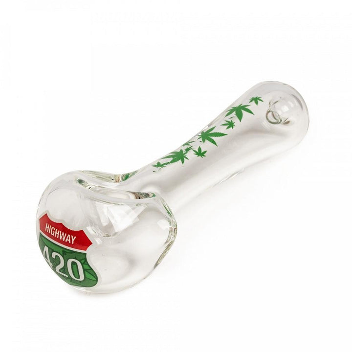 Highway 420 spoon pipe with tin - Shell Shock
