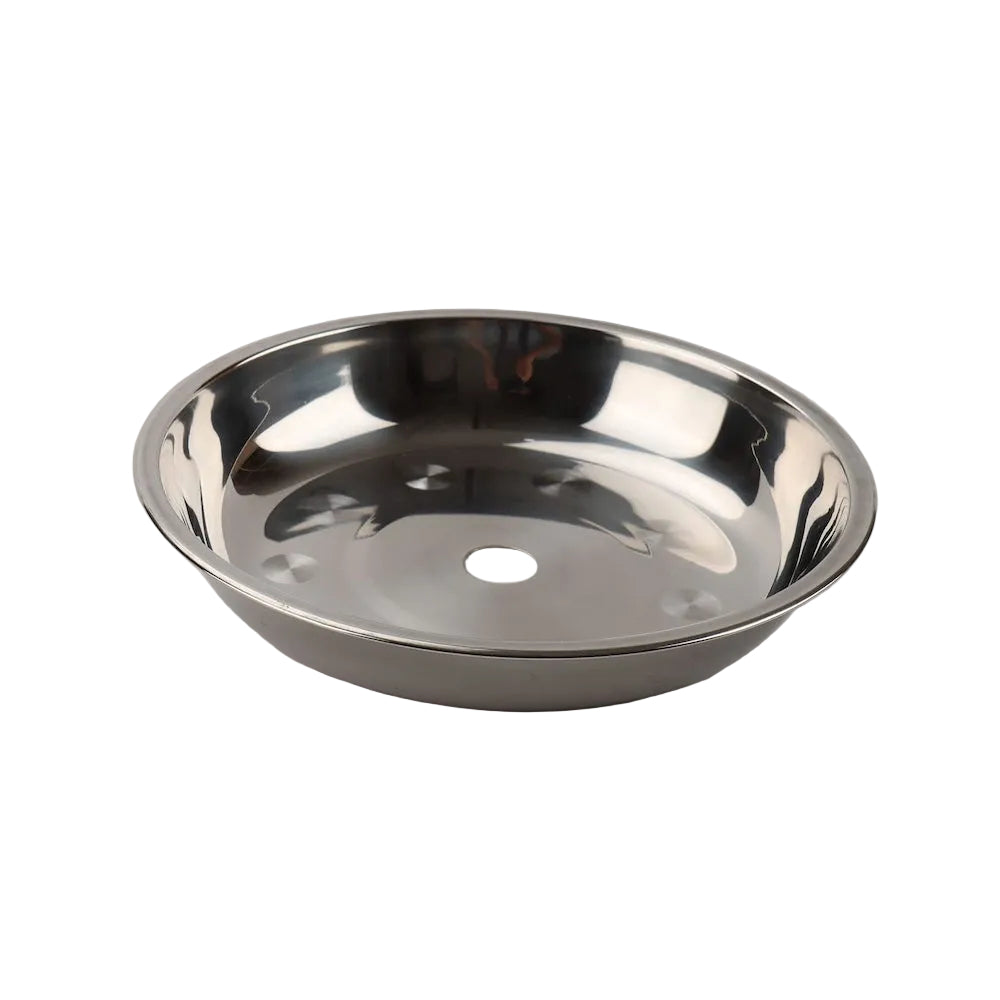 A hookah tray on a white background