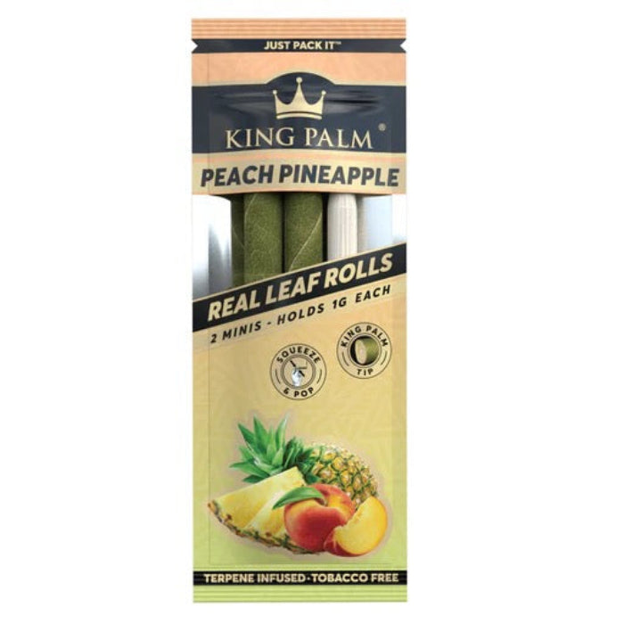 king palm peach pineapple mini 2pk - shell shock