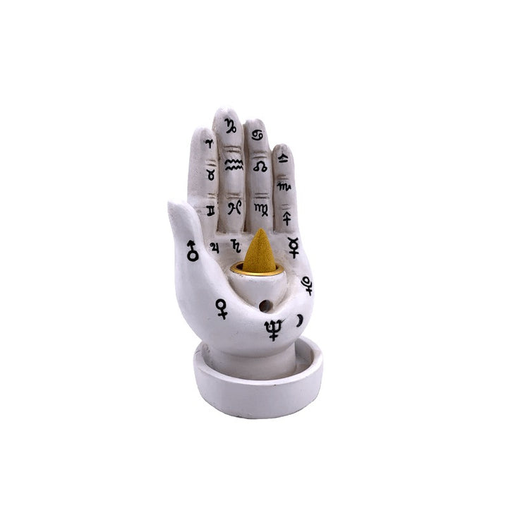 palmistry backflow incense burner - shell shock