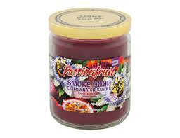 smoke odor candle passion fruit