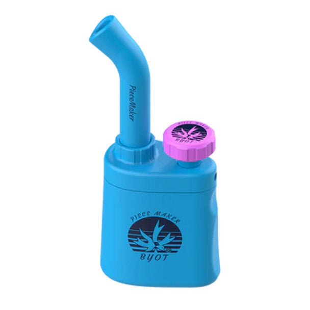 Piecemaker Klutch Beast Blue Silicone Water Pipe - Shell Shock 