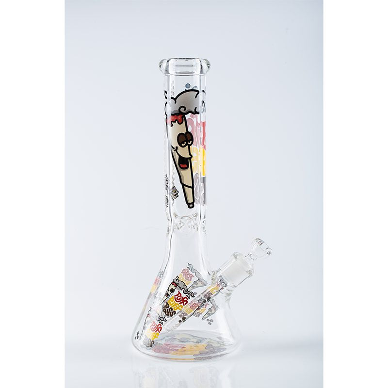 Printed Decal Beaker Bong