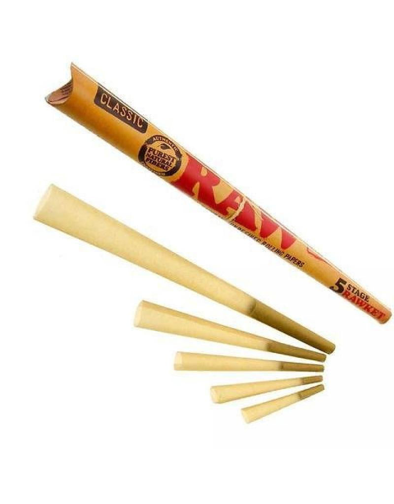 raw 5 stage rawket cone pack - shell shock