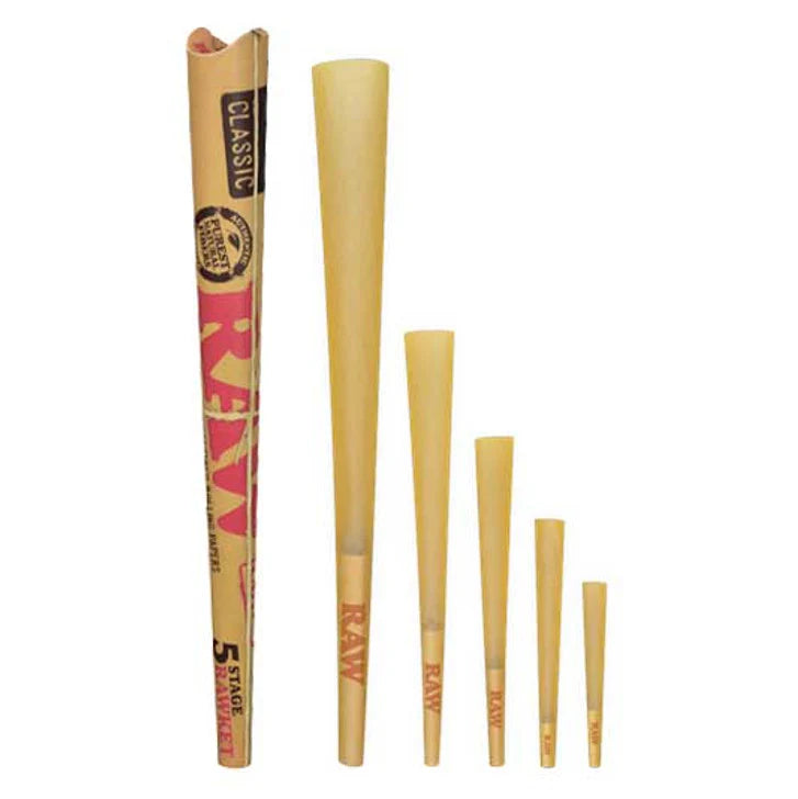 raw 5 stage rawket cone pack - shell shock