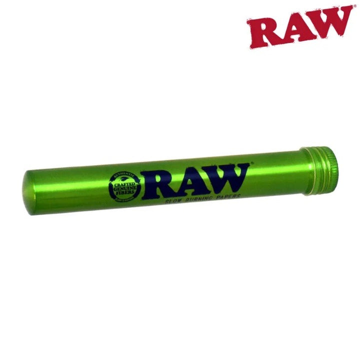 raw aluminum green tube