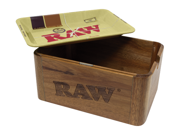 Raw cache box with tray - Shell Shock