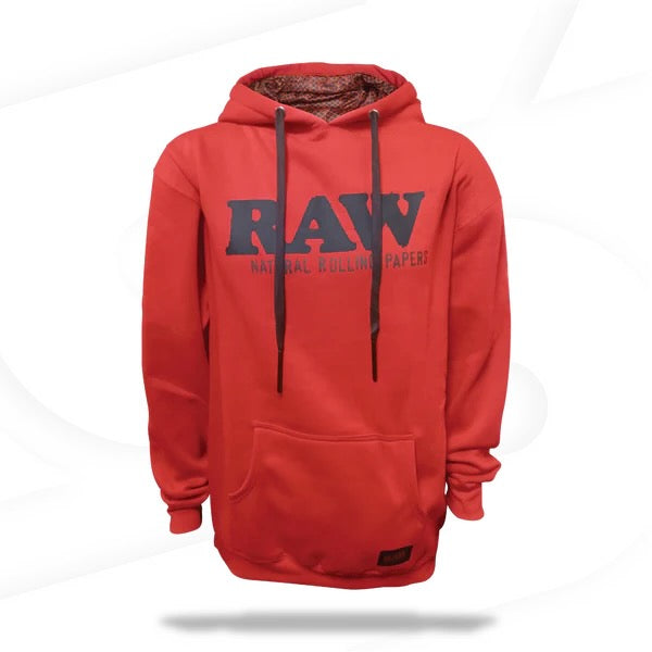 raw red core hoodie