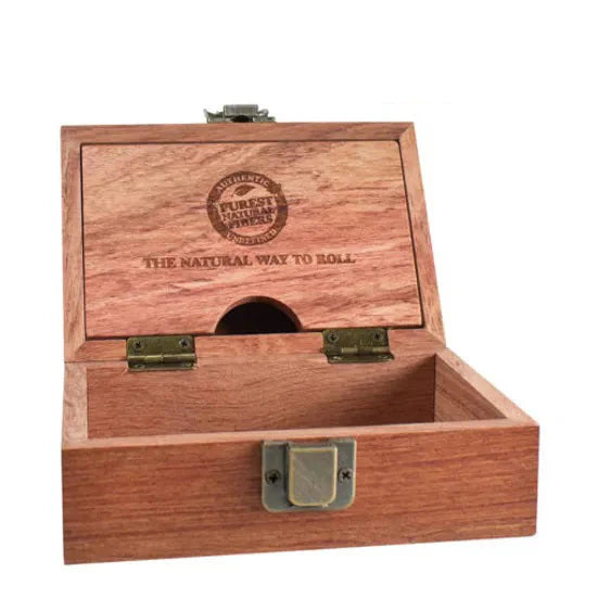 Raw rosewood smokers box - shell shock
