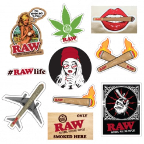 raw sticker pack - shell shock