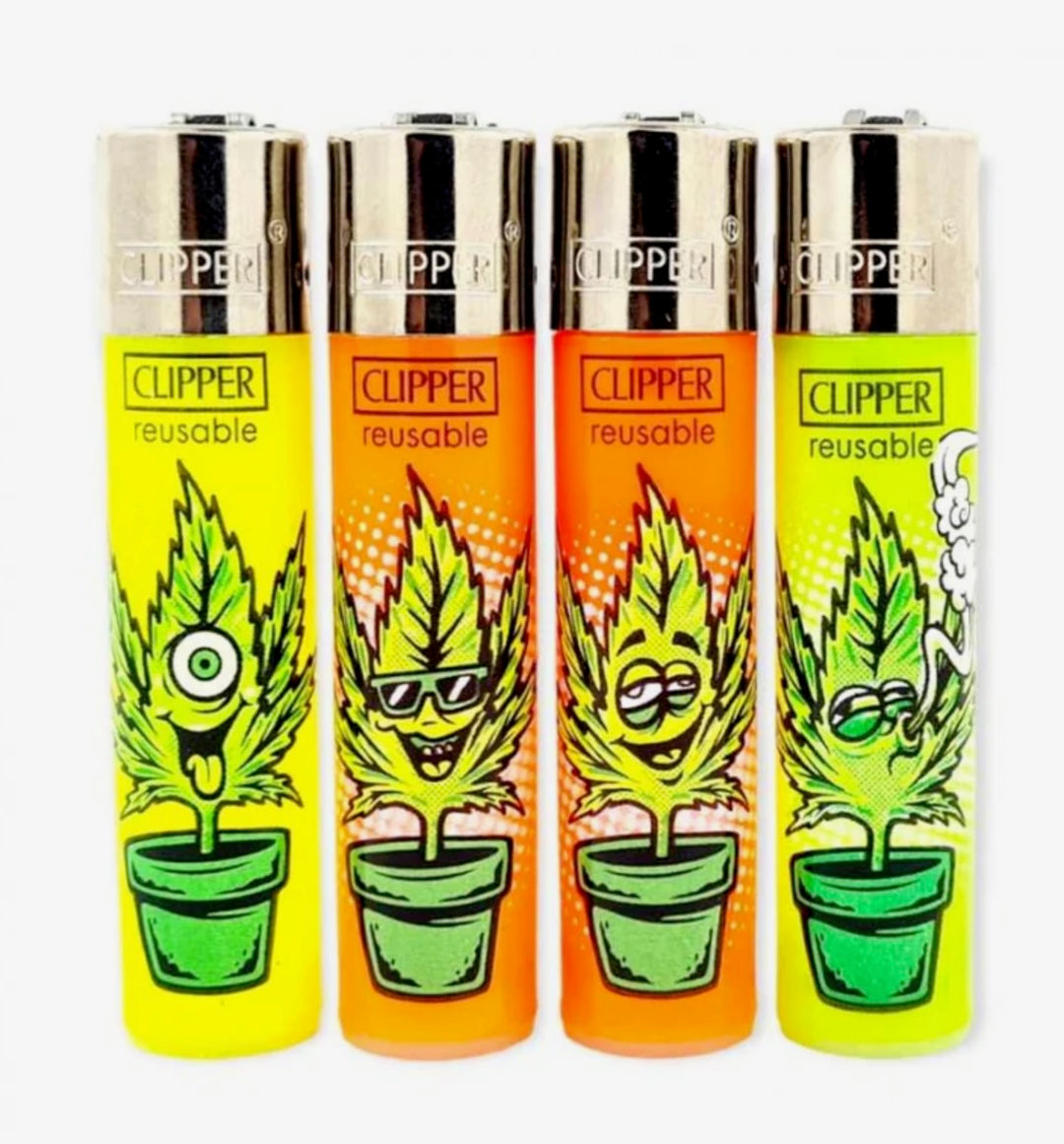 renzo leaves clipper lighters - shell shock