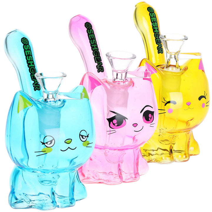 sesh gear kitty water pipes - shell shock