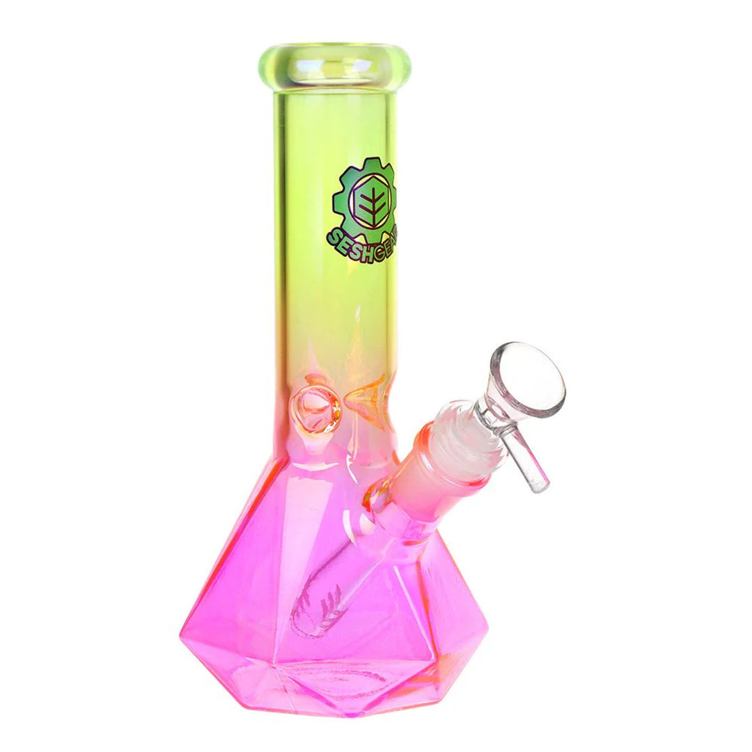 seash gear ombre 8 inch water pipe - shell shock