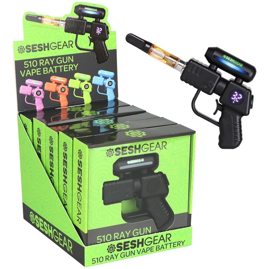 SeshGear ray gun 510 battery on white backround
