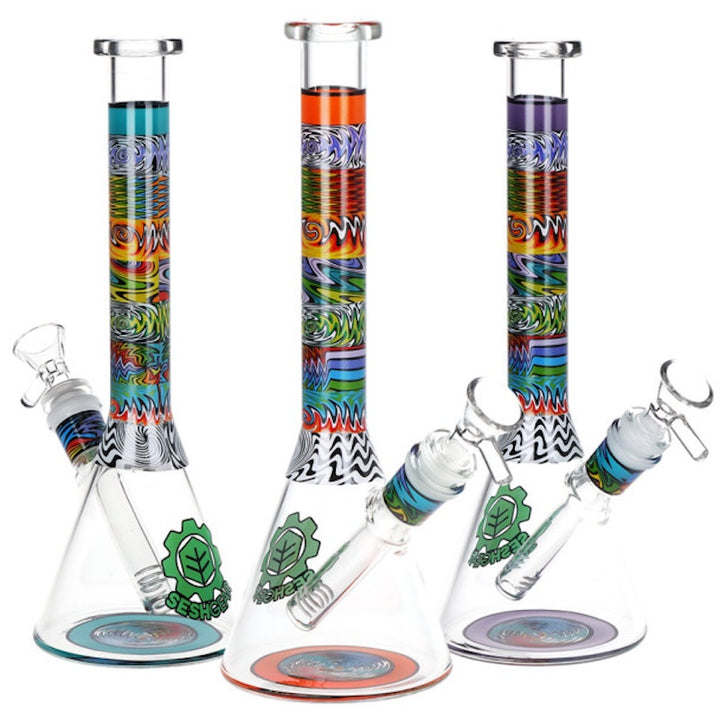SeshGear technicolor water bong - Shell Shock