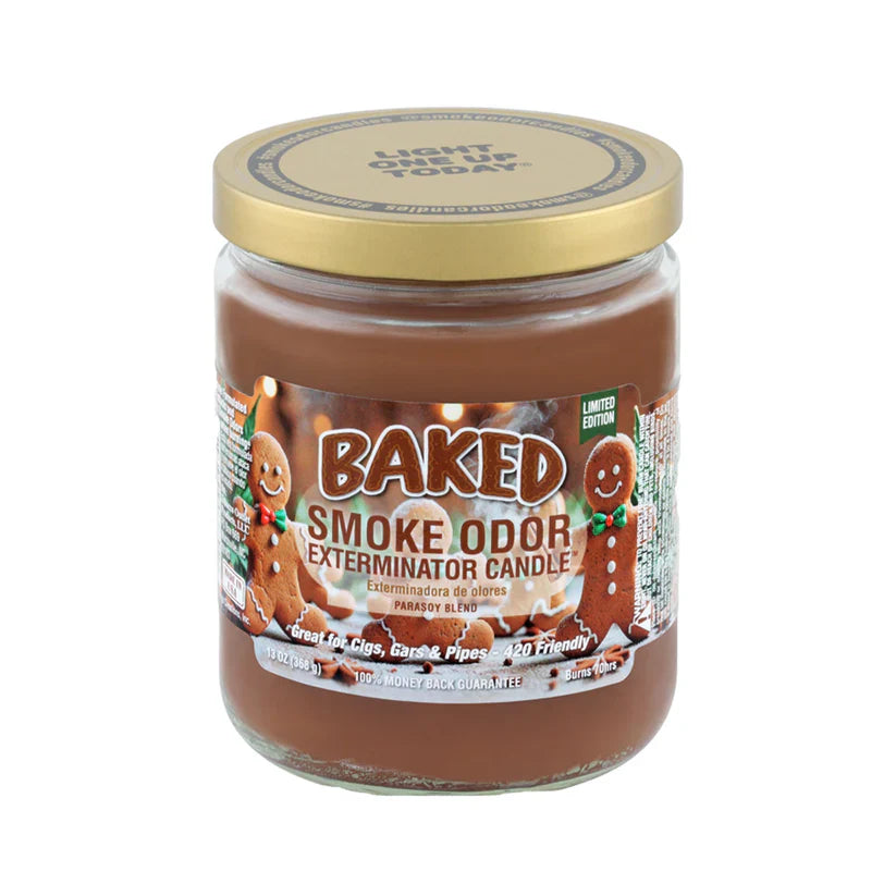 smoke odor candles baked - shell shock