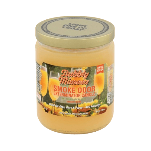 smoke odor candles -bubbly mimosa  shell shock