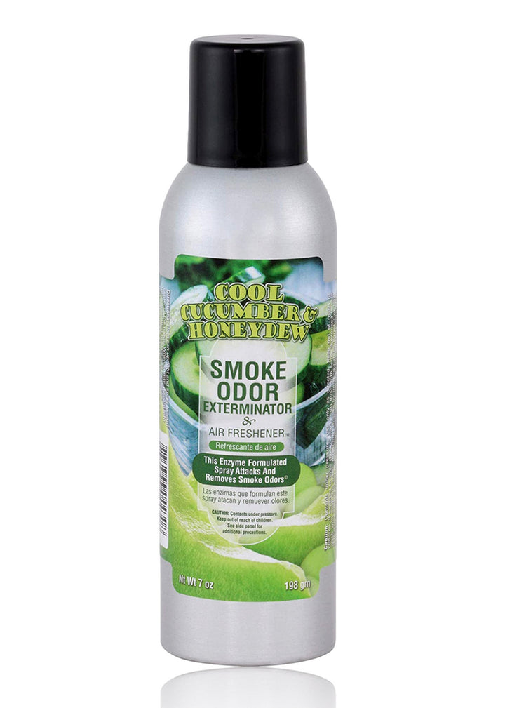 cool cucumber honeydew 7oz smoke odor spray - shell shock