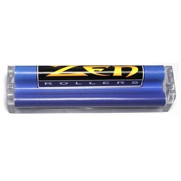 A blue ZED ROLLERS branded product in a clear plastic sleeve, shown against a plain white background.