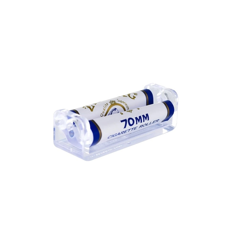 Cigarette roller with 70MM marking on a white background