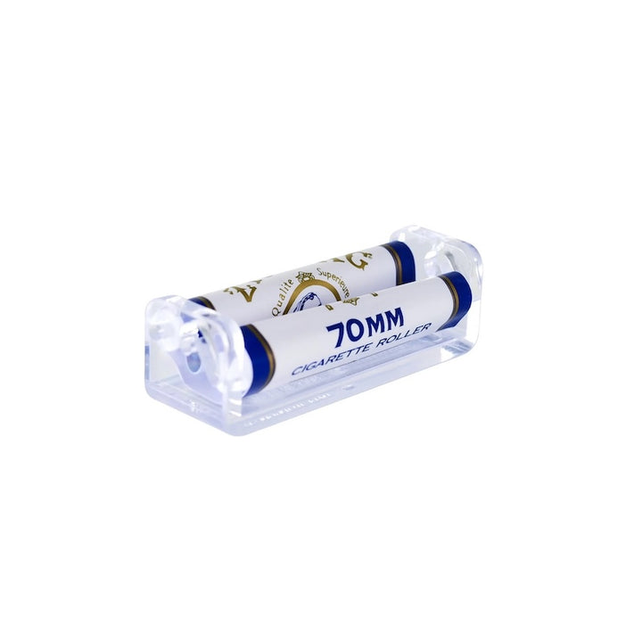 Cigarette roller with 70MM marking on a white background