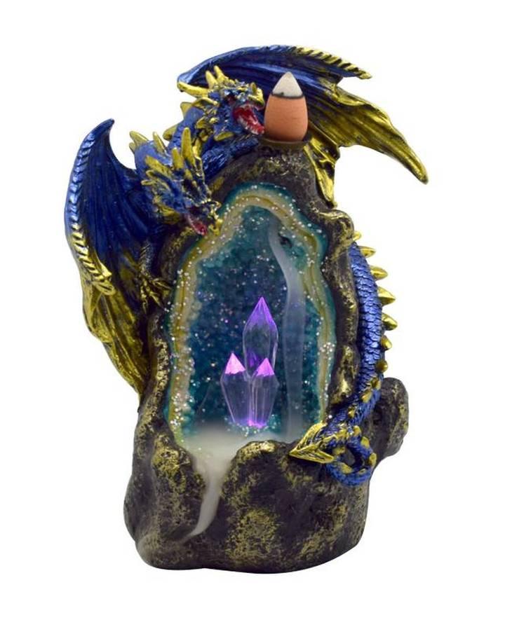 backflow incense burner dragon - shell shock